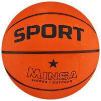 Мяч баскетбольный MINSA SPORT, ПВХ, клееный, размер 7, 620 г / 7306805