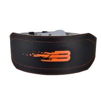 Пояс тяжелоатлетический BoyBo "Fire"  BBW600, иск. кожа, черный (XL) / WS