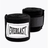 Бинт боксерский Everlast PK (х/б+эластан) черный 4,5 м. / 6981
