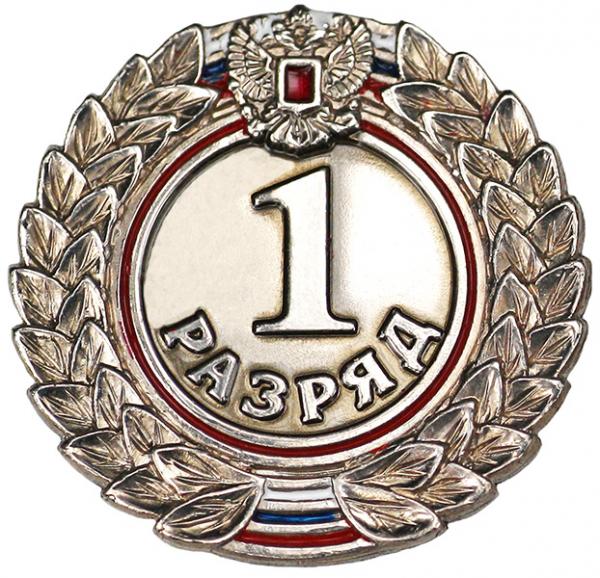 Значок 1 разряд / 0508
