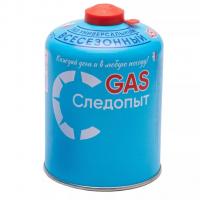 Газ для порт. плит "СЛЕДОПЫТ", метал. баллон, 450гр. резьб., (всесезонный) РОССИЯ / PF-FG-450R