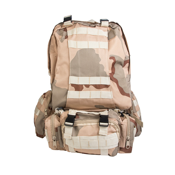 Рюкзак тактический с подсумками, 3-Farben desert / rep-0653farb