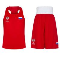 Форма боксерская Clinch Competition ФБР красная (размер 128) / C115