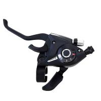 Шифтер левый, SUNRUN SL-KD-80, 3 ск., 2:1 shimano совместим, трос перекл. 1800мм, индексный / 685882