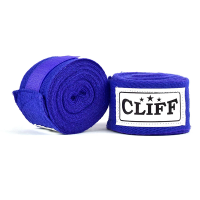 Бинты бокс. х/б Cliff JE-3030 синий 4,5м