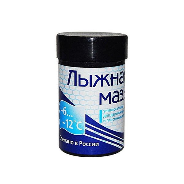 Мазь (сцепления) лыжная (35гр баночка) -6-12 С "Gekars"