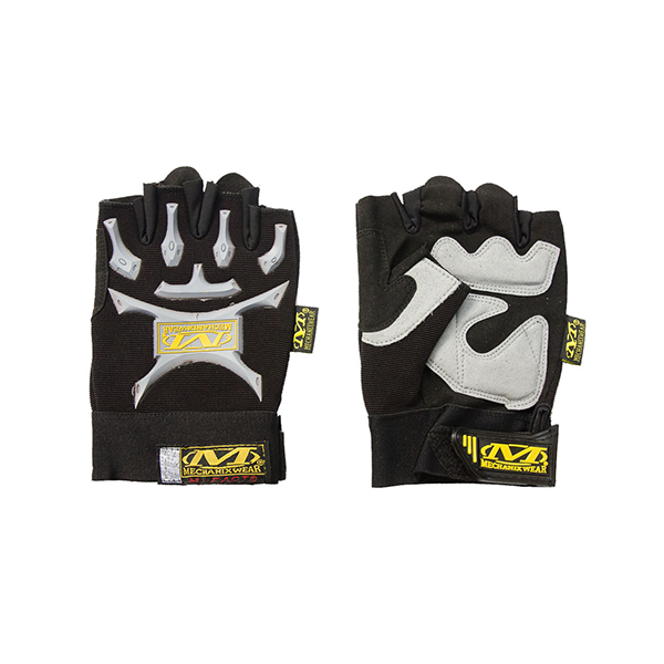 Перчатки велосипедные MECHANIX WEAR, силиконовые вставки, черные, L / WS