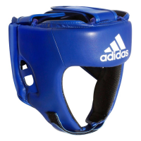 Шлем боксерский Adidas(Matt), открытый, синий, найлекс, S(10-11л) / WS