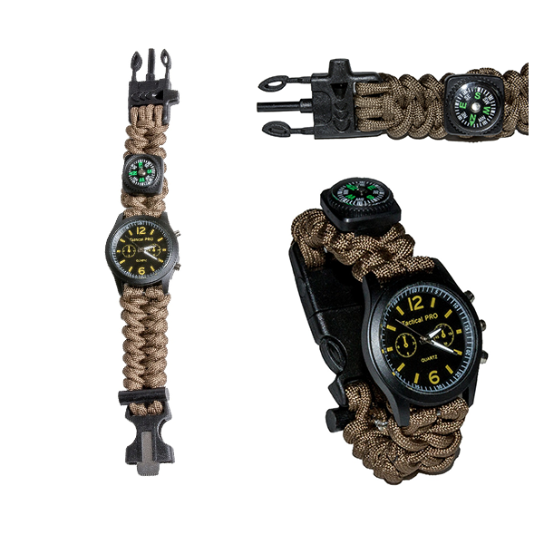 Watch General with paracord, brown /3021W