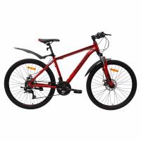 Велосипед 26" рама 17" 21sp COMIRON UNIVERSE красный чёрный / 739755
