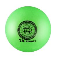 Мяч салатовый, d 19 см,TA sport  силикон для художественной гимнастики / Е134Салат 11078