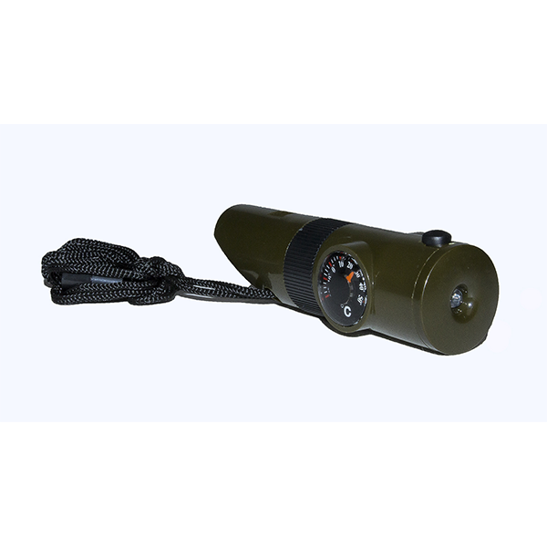 Многофункциональный комплект выживания (Whistle 7 in 1), olive / 3050B