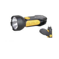 Фонарь ULTRAFLASH 3828 LED аккумуляторный (220В, 1 LED 0,5Вт, SLA, пласт, скл. вилка) / 100084
