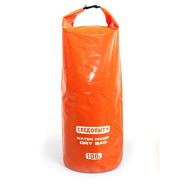 Гермомешок "СЛЕДОПЫТ - Dry Bag" без лямок, 100 л, цв. оранжевый / PF-DBS-100