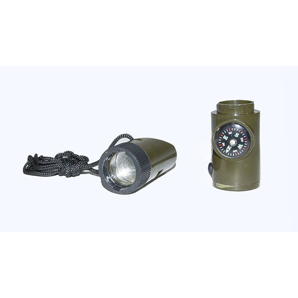 Многофункциональный комплект выживания (Whistle 7 in 1), olive / 3050B
