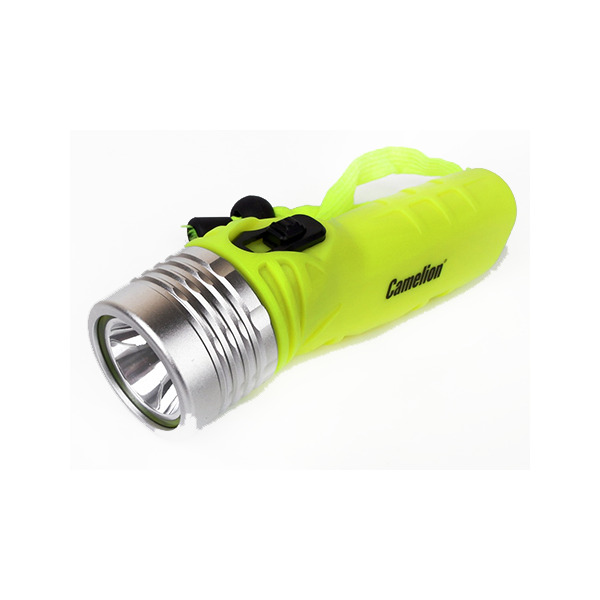 Фонарь CAMELION LED51534R (фонарь желт д/подв., глуб 30м, 4xLR6 / 700111 