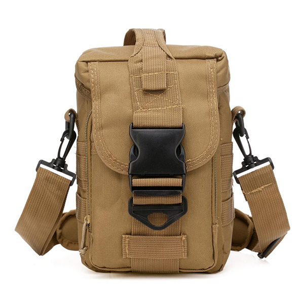 Сумка MOLLE уплотненная, 2 отделения, с ремнем, coyote / rep-399coyote