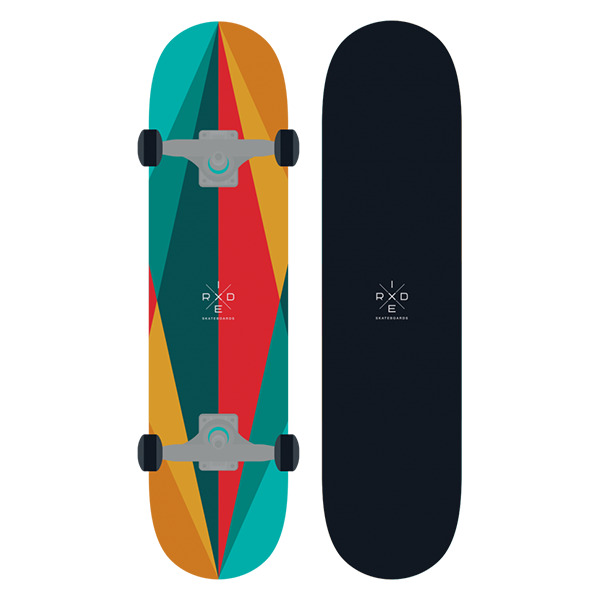 Скейтборд RIDEX 31″X8″, ABEC-5, Stereo / 16225