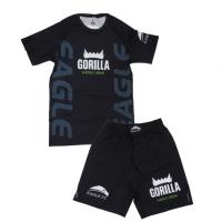 Комплект шорты/футболка (2) GORILLA, взрослый, дымный,  XL / WS