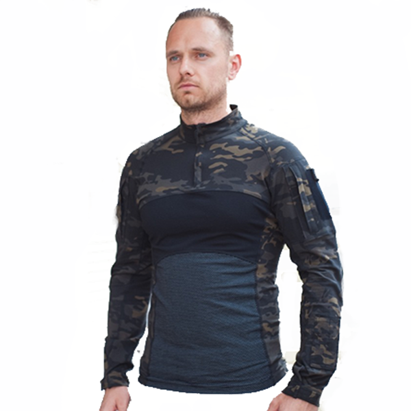 Футболка с длинным рукавом Combat Shirt, mtp night р-р L / rep-448mtp_night