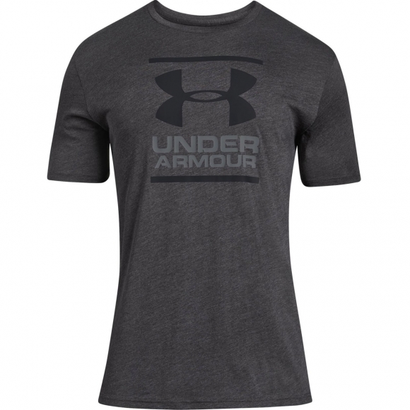 Футболка (UA GL Foundation SS T Charcoal Medium Heather / Graphite / Black) р. M / 1326849-019