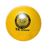 Мяч желтый, d 19 см, TA sport силикон для художественной гимнастики / Е134+Желт 11074