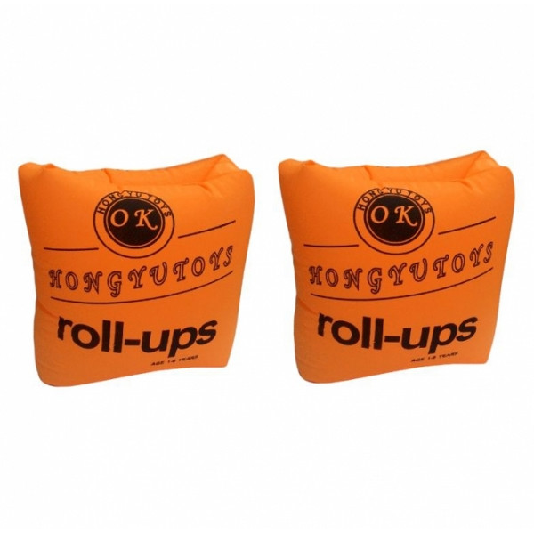 Нарукавники  Roll-Ups оранжевый 23х18см, для плавания / 10004