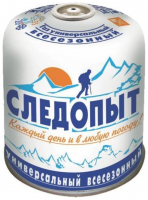 Газ для порт. плит «СЛЕДОПЫТ», метал. баллон, 450 г,  резьб., (всесезонный) / PF-FG-450 