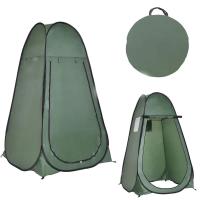 Палатка-кабинка автомат Ш120*Г120*В190мм., Poly Taffeta, цв.хаки,окно на молн., в чехле / 304043