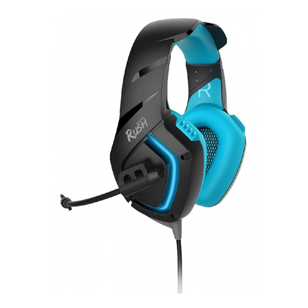 Наушники с микрофоном RUSH SKYTHE (8700) black/blue