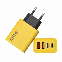  Зарядка для iphone 120W быстрая, Блок питания USB, Type-C