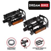 Педали 9/16" с подшипником Dream Bike, алюминиевые / 7378839