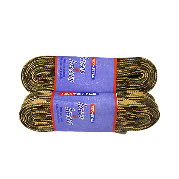 Шнурки для коньков Tex Style с пропиткой хаки 3,05 м / 7804