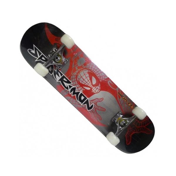 3108X F-50 Скейтборд Ronin Spiderman, колеса PU, d 52*36мм, авес 7, хром, 7слоёв дерева / 3108 X-2