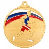 Медаль MZP 592-55/G бег муж (D-55мм, s-2 мм) / 1056