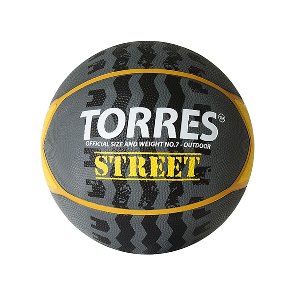 Мяч баскетбольный TORRES Street B02417 №7 резина / 9548