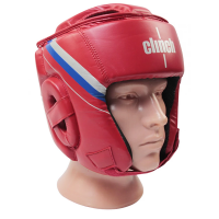 Шлем защитный CLINCH(TOP SOFT), для кикбоксинга, красный, DX, S / WS
