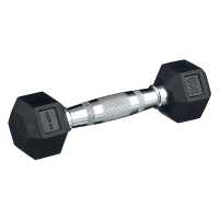 Гантель шестигранная обрезиненная Harper Gym Pro Series NT162 (1кг) / AL