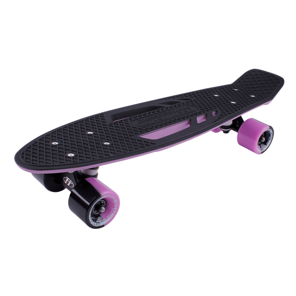 Скейтборд пластиковый Shark 22 purple/black 1/4 TSL-405M / TT