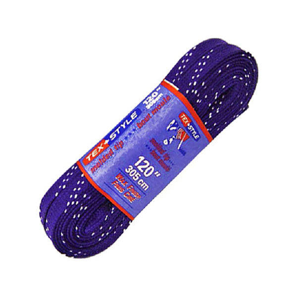 Шнурки для коньков Tex Style с пропиткой фиолетовые 3,05 м/7787