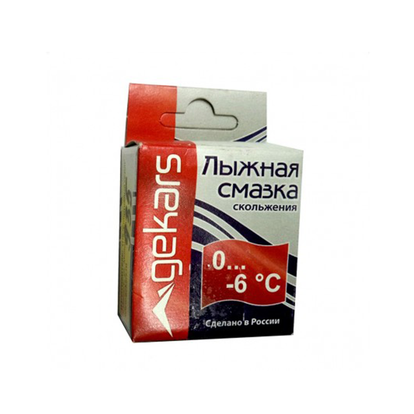 Смазка скольжения (парафин) 0..-6 С, 50гр. "Gekars"