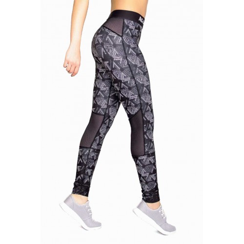 Леггинсы женские (вставка) Dark grey р.S / L18-024