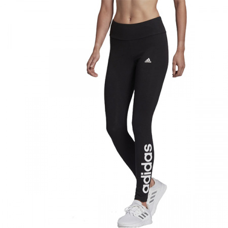 Леггинсы женские adidas (W LIN LEG) черный р. M / GL0633