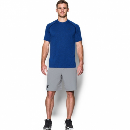 Футболка (UA Tech SS Tee-RYL//BLK) р. S / 1228539-404
