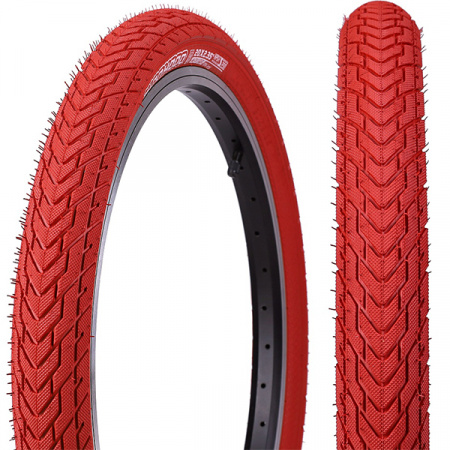Покрышка для велосипеда KRYPTON BMX WOOHOOO DARK RED ZTO209R 20X2.35  30TPI / 728181