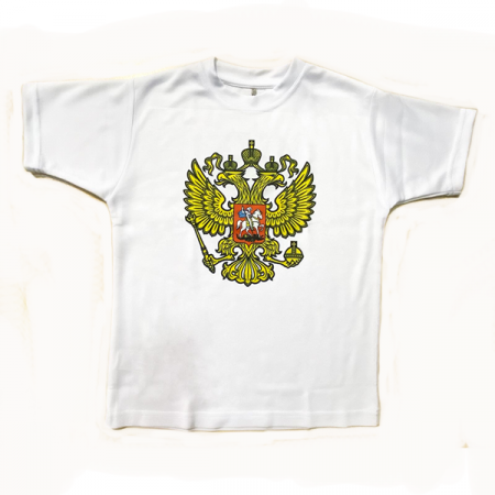 Футболка Герб белая р.42