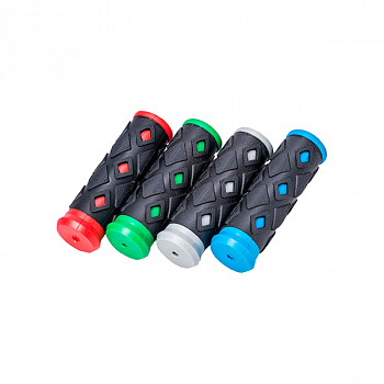 Ручка руля "Ромбик" мягкая 90мм (пара) / 3172661-38