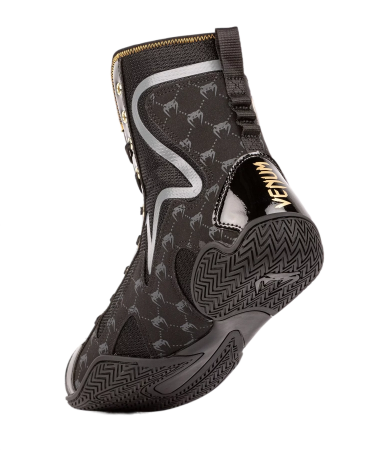 Боксерки Venum Elite Evo Monogram (36, черный-серый-золотой) / РАТ