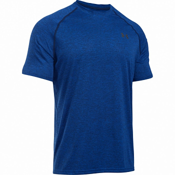 Футболка (UA Tech SS Tee-RYL//BLK) р. S / 1228539-404