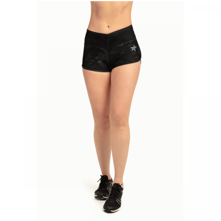 Шорты женские Black camouflage (S) / SH19-003